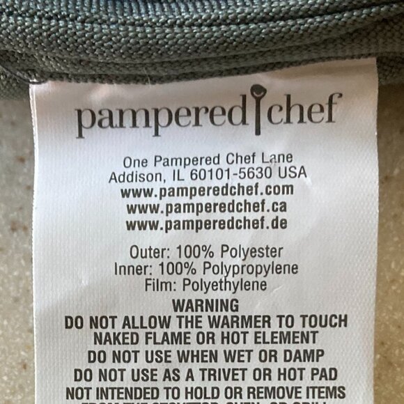 Pampered Chef Tortilla Warmer NWOT - Picture 5 of 8